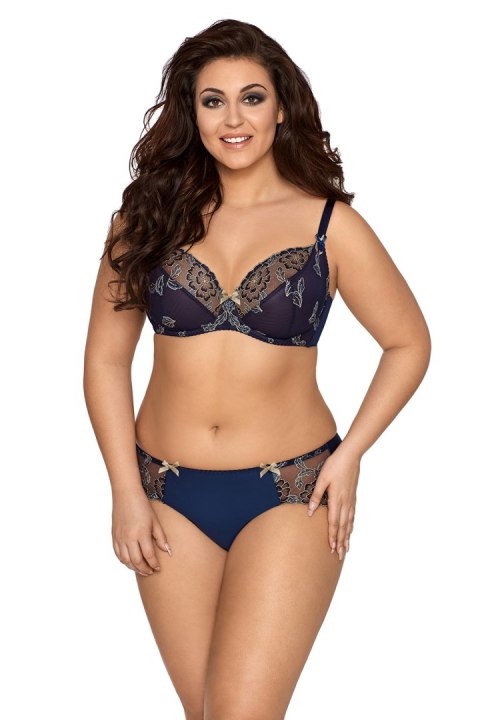 Biustonosz Soft Model V-9341 Blue Lagoon Gold/Navy - Axami