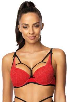 Biustonosz push up Biustonosz Push-up Model 3636/11 Loren Red/Black - Mat