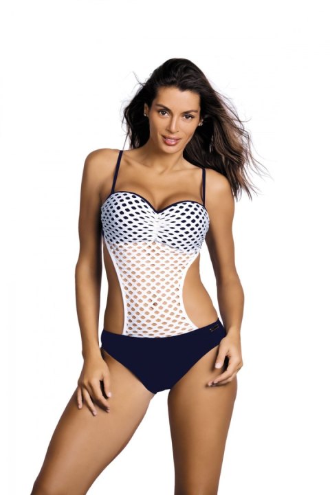 Jednoczęściowy strój kąpielowy Kostium Kąpielowy Model Gwen Mirtillo M-405 Navy - Marko Jednoczęściowy strój kąpielowy Kostium Kąpielowy Model Gwen Mirtillo M-405 Navy - Marko