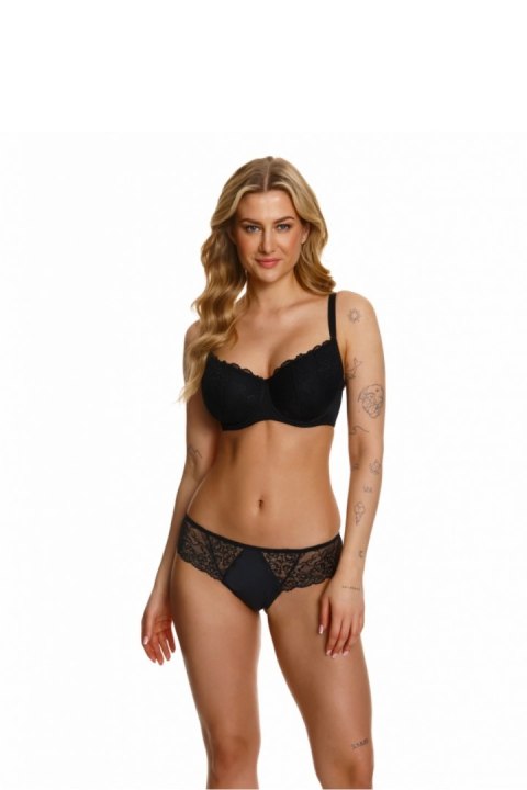 Biustonosz push up Biustonosz Usztywniany Model 152 Big cz Black - Lupo Line