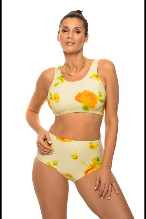 Kostium dwuczęściowy Kostium kąpielowy Model Asani M-723 Yellow - Marko Kostium dwuczęściowy Kostium kąpielowy Model Asani M-723 Yellow - Marko