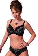 Biustonosz push up Biustonosz Usztywniany Model VB-242 Black - Vena