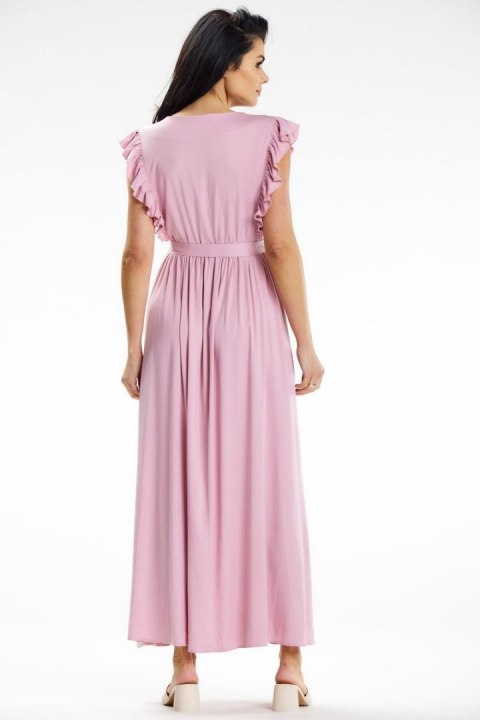 Sukienka Model A638 Dirty Pink - awama Sukienka Model A638 Dirty Pink - awama