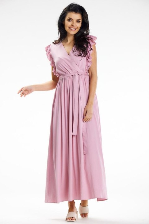 Sukienka Model A638 Dirty Pink - awama Sukienka Model A638 Dirty Pink - awama