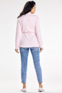 Sweter Kardigan Model A655 Powder Pink - awama