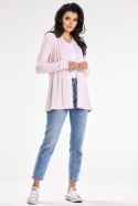 Sweter Kardigan Model A655 Powder Pink - awama