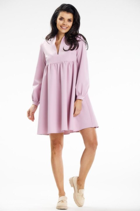 Sukienka Model A636 Dirty Pink - awama Sukienka Model A636 Dirty Pink - awama