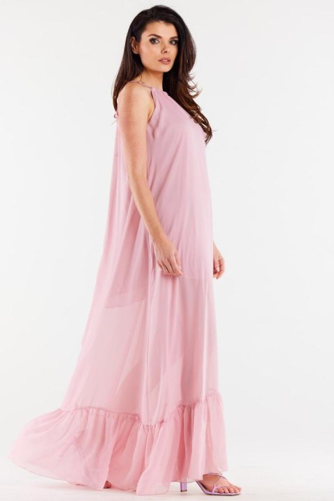 Sukienka Model A516 Powder Pink - awama Sukienka Model A516 Powder Pink - awama