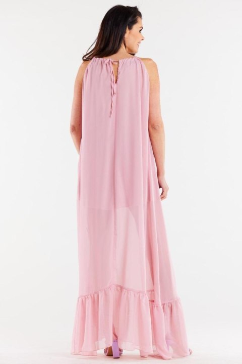 Sukienka Model A516 Powder Pink - awama Sukienka Model A516 Powder Pink - awama