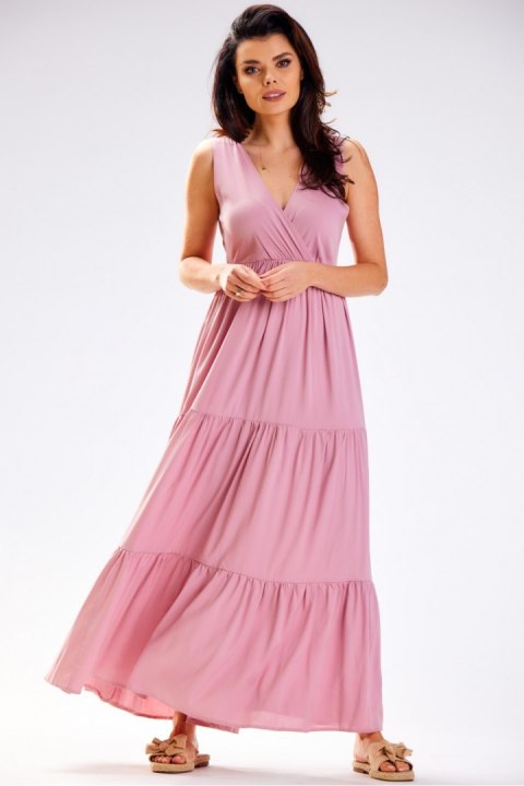 Sukienka Model A581 Dirty Pink - awama Sukienka Model A581 Dirty Pink - awama