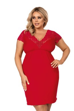 Koszulka nocna Koszula Nocna Model Tess plus Red - Donna