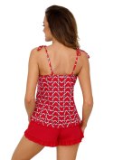 Piżama Damska Model Love 1/2 Red - Donna