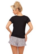 Piżama Damska Model Pantera 1/2 Black - Donna