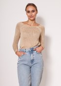 Sweter Damski Model SWE298 Beige - MKM