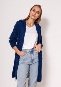 Sweter Kardigan Model PA019 Cobalt - MKM