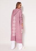 Sweter Kardigan Model PA020 Pink - MKM