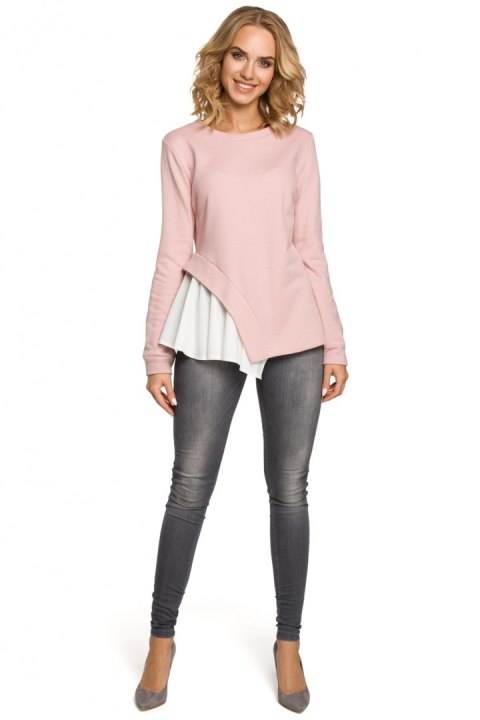 Bluzka Model MOE333 Powder Pink - Moe Bluzka Model MOE333 Powder Pink - Moe