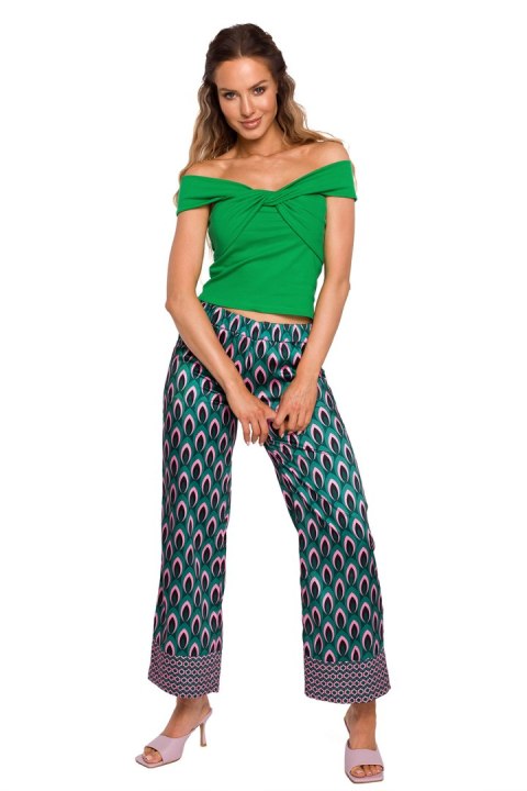 Bluzka Model MOE680 Green - Moe Bluzka Model MOE680 Green - Moe