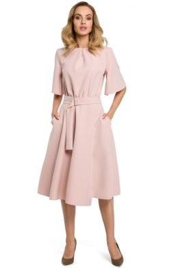 Sukienka Model MOE396 Powder Pink - Moe