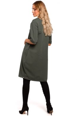 Sukienka Model MOE451 Military Green - Moe