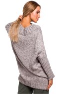 Sweter Damski Model MOE470 Grey - Moe