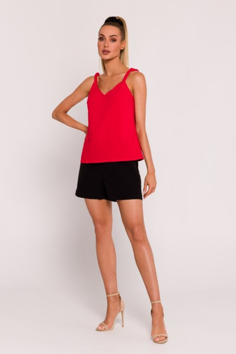 Bluzka Model MOE792 Red - Moe Bluzka Model MOE792 Red - Moe