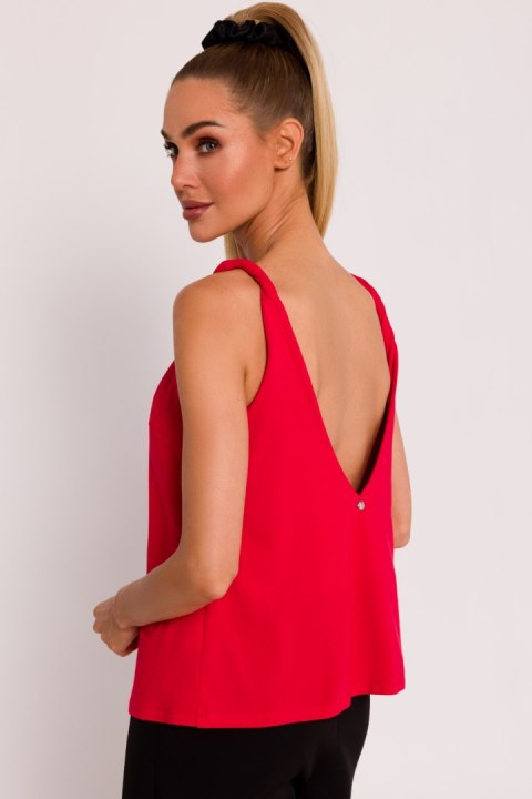 Bluzka Model MOE792 Red - Moe Bluzka Model MOE792 Red - Moe