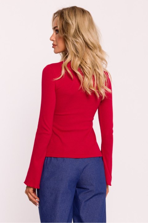 Bluzka Model MOE806 Red - Moe Bluzka Model MOE806 Red - Moe