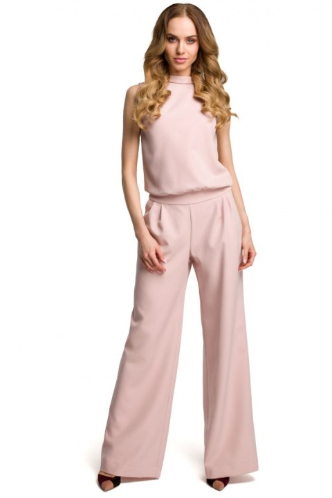 Kombinezon Damski Model MOE382 Powder Pink - Moe Kombinezon Damski Model MOE382 Powder Pink - Moe