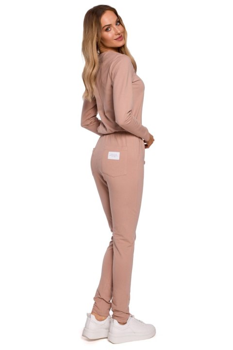 Kombinezon Damski Model MOE583 Mocca - Moe Kombinezon Damski Model MOE583 Mocca - Moe