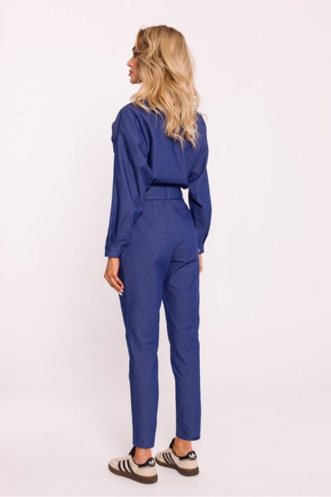 Kombinezon Model MOE801 Blue - Moe Hurtownia odzieży on-line, moda damska, bielizna i obuwie dla kobiet - Matterhorn.pl Kombinezon Model MOE801 Blue - Moe Hurtownia odzieży on-line, moda damska, bielizna i obuwie dla kobiet - Matterhorn.pl