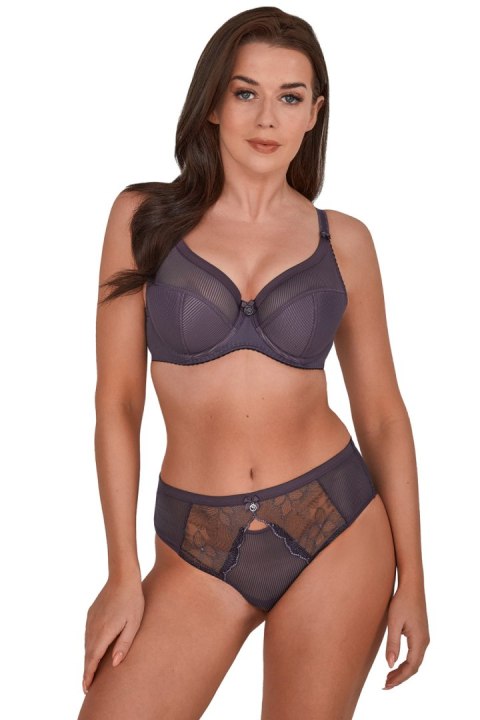Biustonosz Soft Biustonosz Semi-Soft Model 1058 Sonia Grafit - Gaia Biustonosz Soft Biustonosz Semi-Soft Model 1058 Sonia Grafit - Gaia
