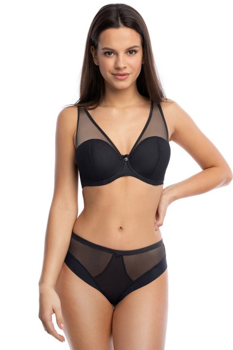 Biustonosz Soft Biustonosz Semi-Soft Model 1124 Hera Black - Gaia Biustonosz Soft Biustonosz Semi-Soft Model 1124 Hera Black - Gaia