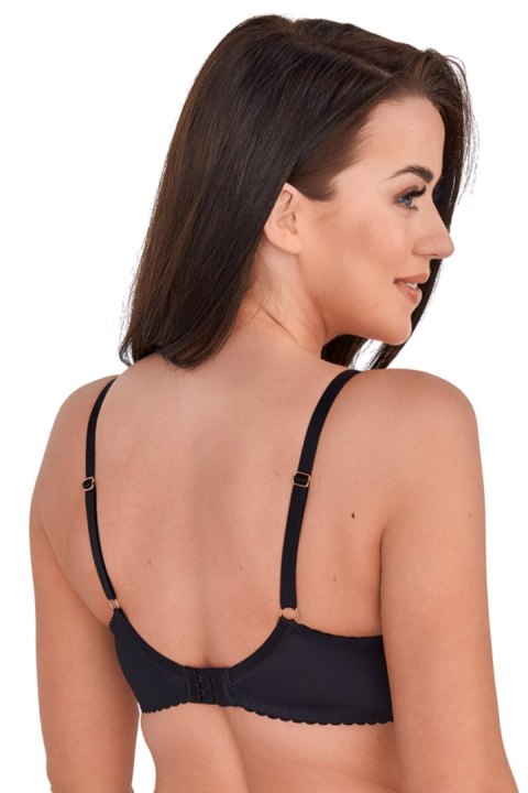 Biustonosz Soft Biustonosz Semi-Soft Model Lila 1220 Black - Gaia Biustonosz Soft Biustonosz Semi-Soft Model Lila 1220 Black - Gaia