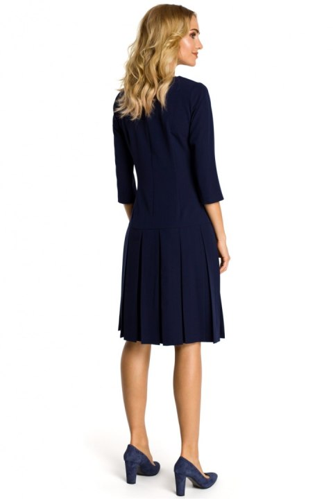 Sukienka Model MOE336 Navy - Moe Sukienka Model MOE336 Navy - Moe
