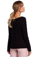 Sweter Damski Model MOE511 Black - Moe