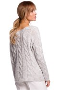 Sweter Damski Model MOE511 Grey - Moe