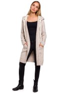 Sweter Kardigan Model MOE474 Beige - Moe