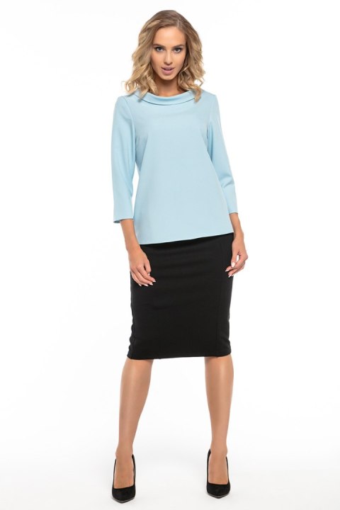Bluzka Model T243/4 Light Blue - Tessita Bluzka Model T243/4 Light Blue - Tessita