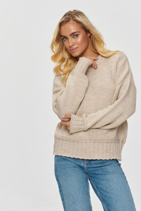 Sweter Damski Model S151 Beige - Makadamia