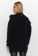 Sweter Kardigan Model S142 Black - Makadamia