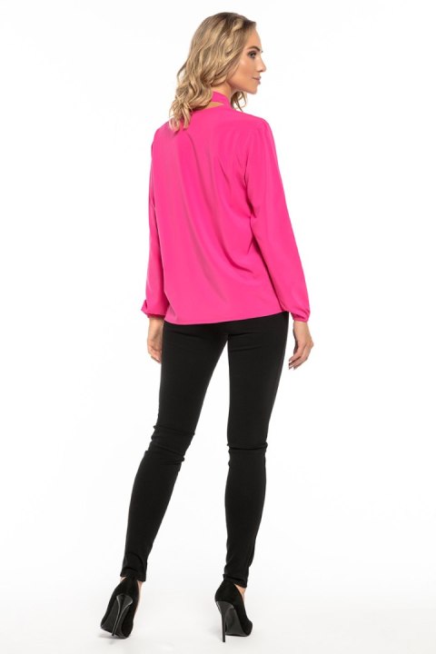 Bluzka Model T244/6 Dark Pink - Tessita Bluzka Model T244/6 Dark Pink - Tessita