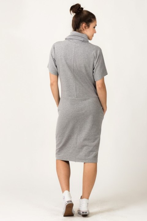 Sukienka Model Irmina 2 Light Grey - Tessita Sukienka Model Irmina 2 Light Grey - Tessita