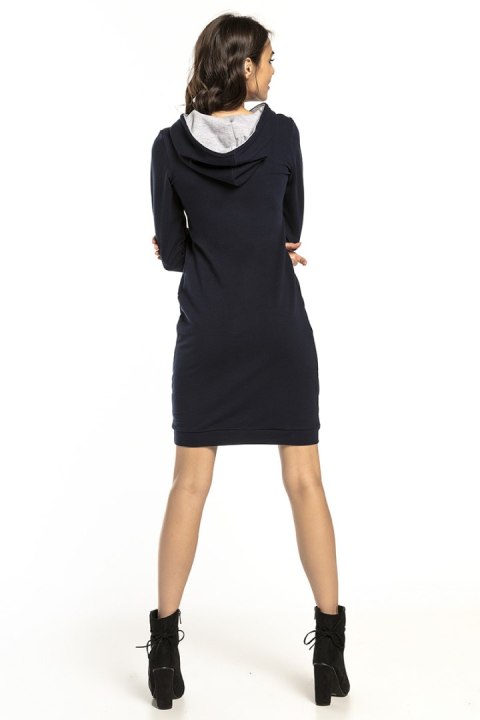 Sukienka Model T292/4 Navy/Light Grey - Tessita Sukienka Model T292/4 Navy/Light Grey - Tessita
