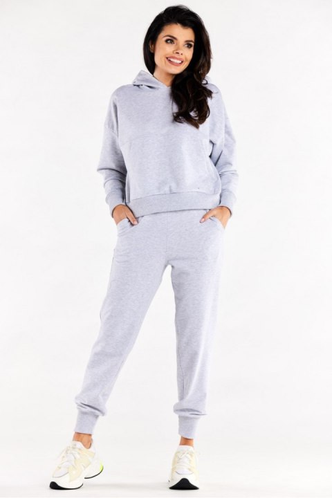Bluza Damska Model M318 Grey - Infinite You Bluza Damska Model M318 Grey - Infinite You
