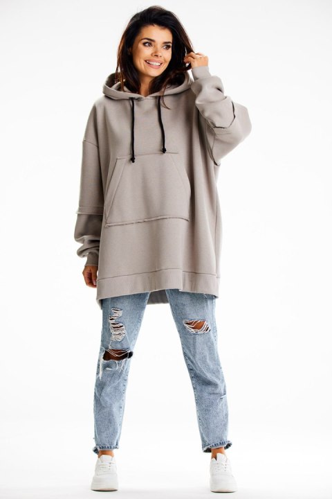 Bluza Damska Model M332 Grey - Infinite You Bluza Damska Model M332 Grey - Infinite You