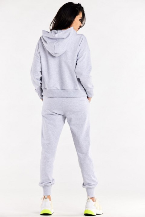 Spodnie Dresowe Model M319 Grey - Infinite You Spodnie Dresowe Model M319 Grey - Infinite You