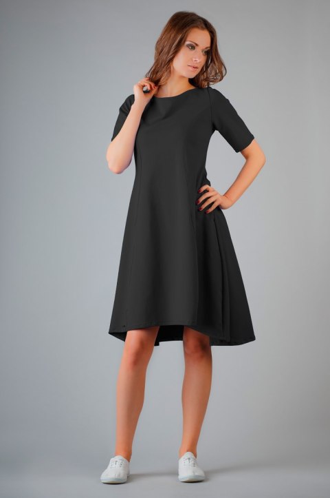 Sukienka Model Nadzieja 8 Black - Tessita Sukienka Model Nadzieja 8 Black - Tessita