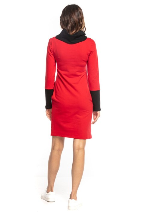 Sukienka Model T360/1 Red/Black - Tessita Sukienka Model T360/1 Red/Black - Tessita