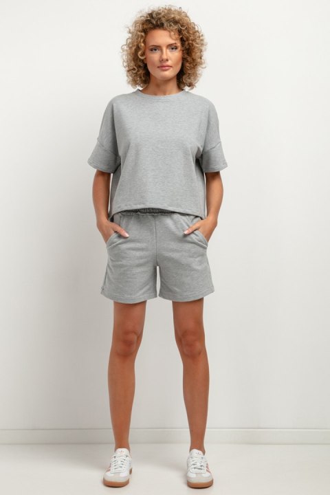 Szorty Damskie Model T385/2 Light Grey - Tessita Szorty Damskie Model T385/2 Light Grey - Tessita